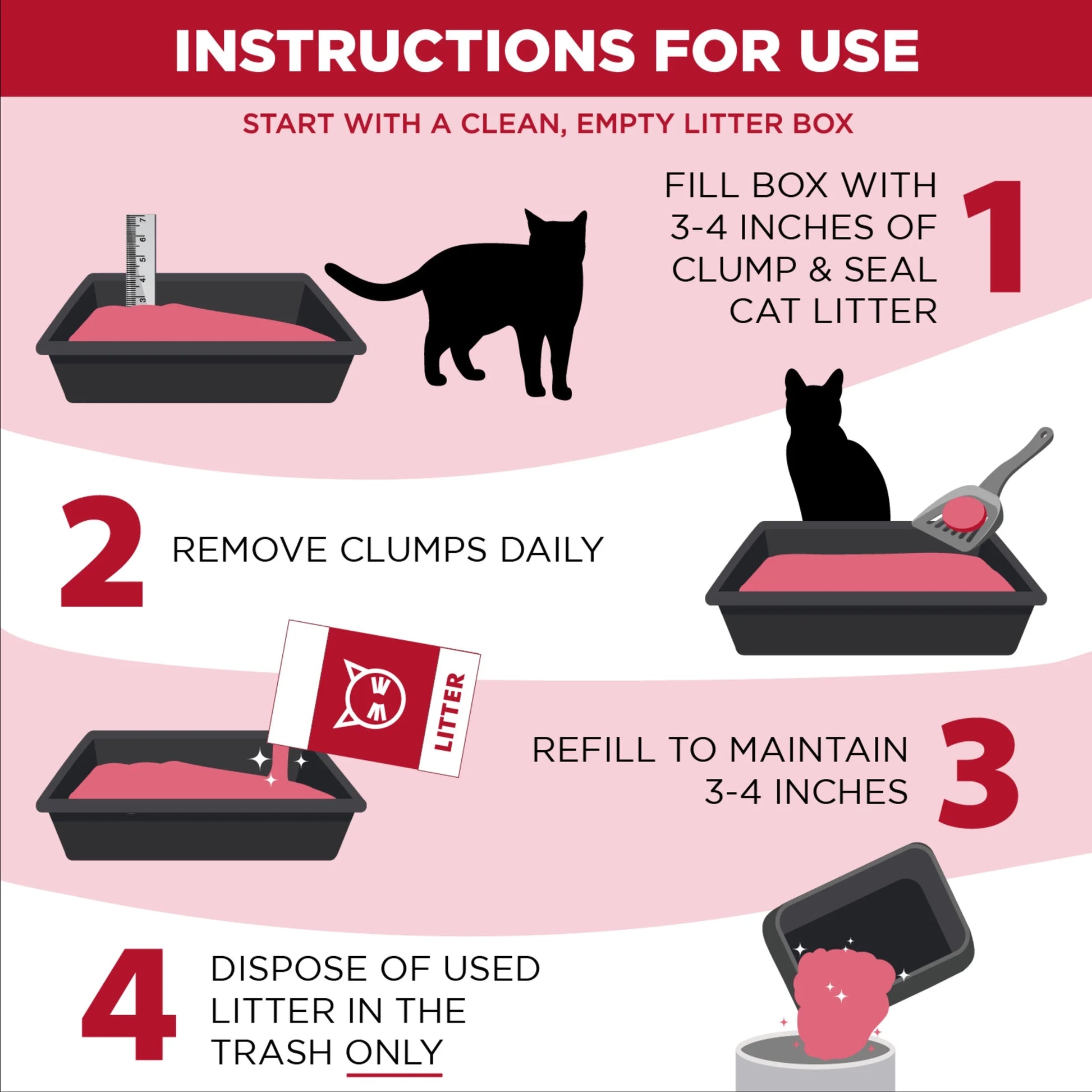Clump & Seal Cat Litter with Ultra Odor Blasters, Multi-Cat Formula, Scented, 28 Lbs